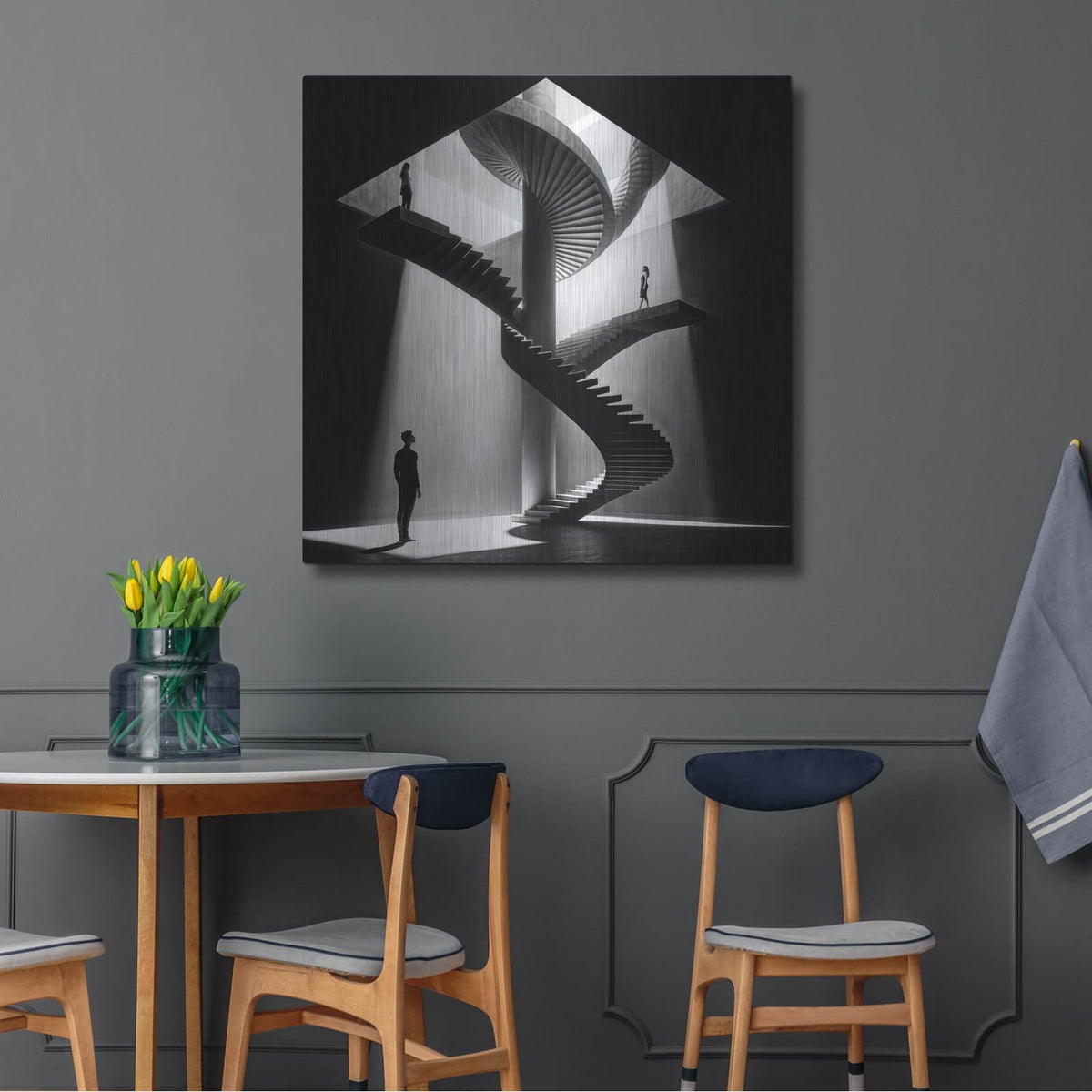 'Choose Your Path 6' by KIR.DART Metal Wall Art