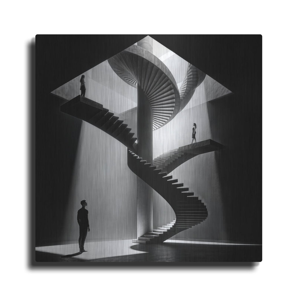 'Choose Your Path 6' by KIR.DART Metal Wall Art