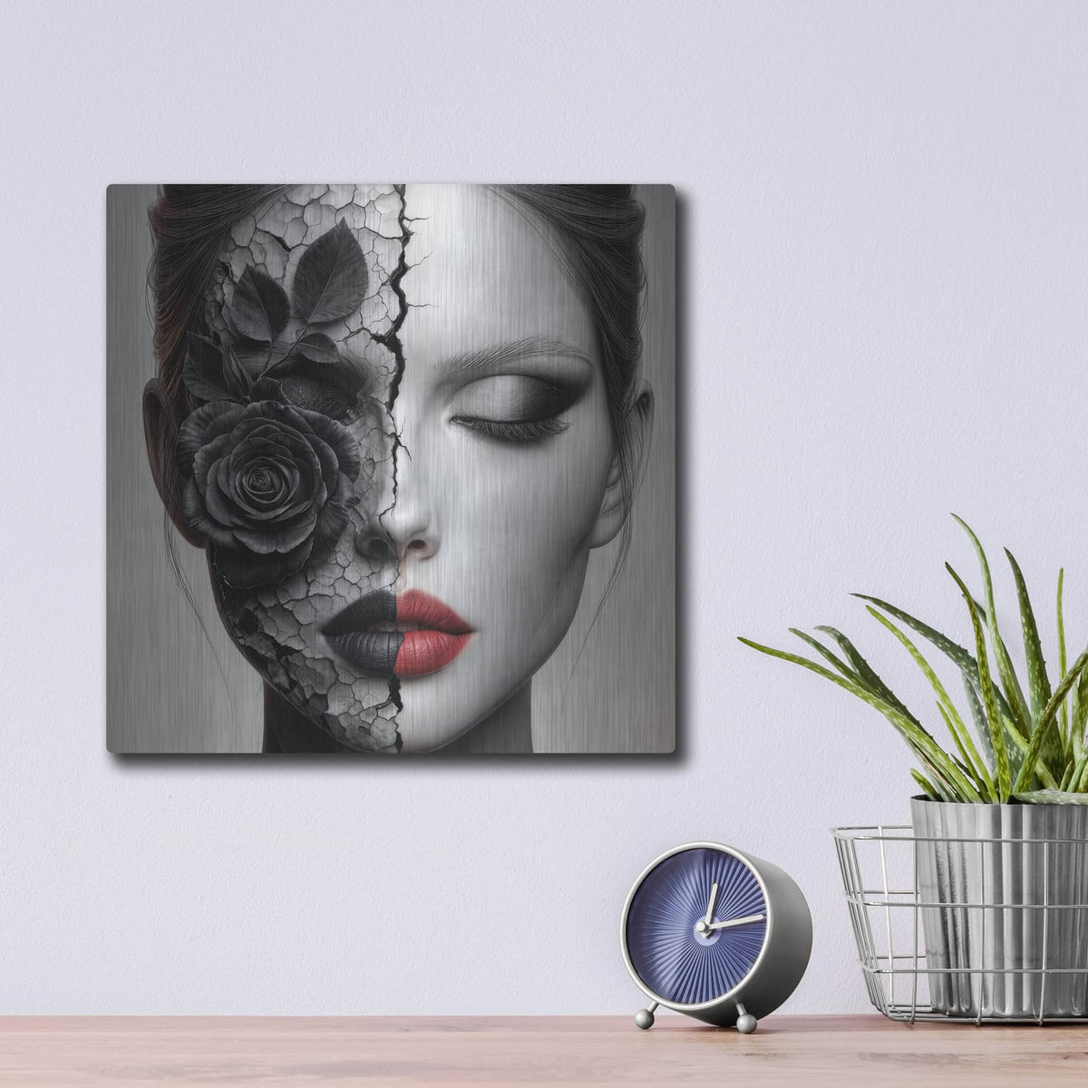 'Divided 1' by KIR.DART Metal Wall Art