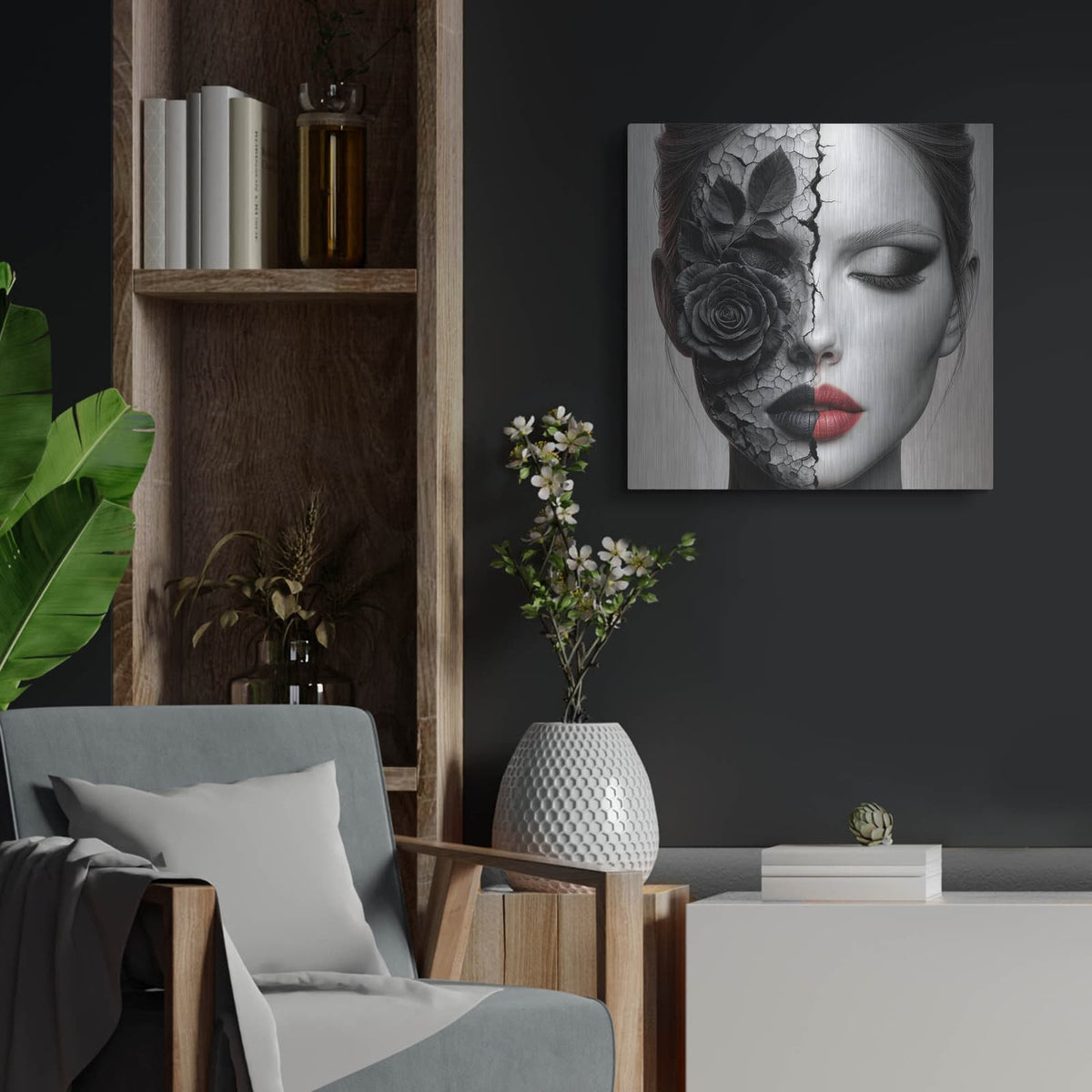 'Divided 1' by KIR.DART Metal Wall Art