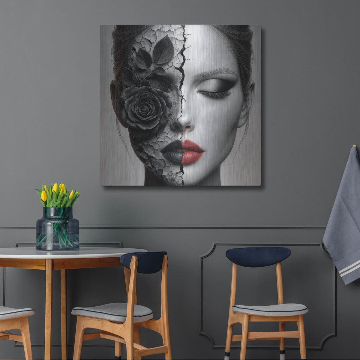 'Divided 1' by KIR.DART Metal Wall Art