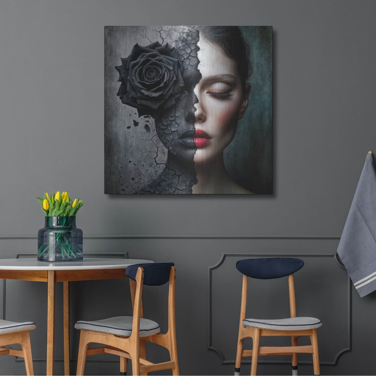 'Divided 2' by KIR.DART Metal Wall Art