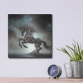 'Driftwood Unicorn' by KIR.DART Metal Wall Art