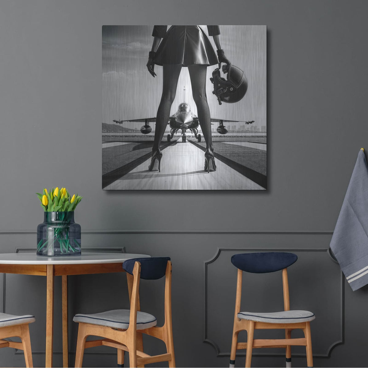 'Flight Line' by KIR.DART Metal Wall Art