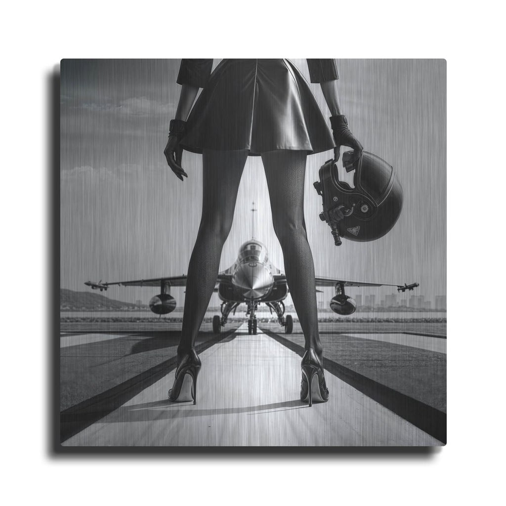 'Flight Line' by KIR.DART Metal Wall Art