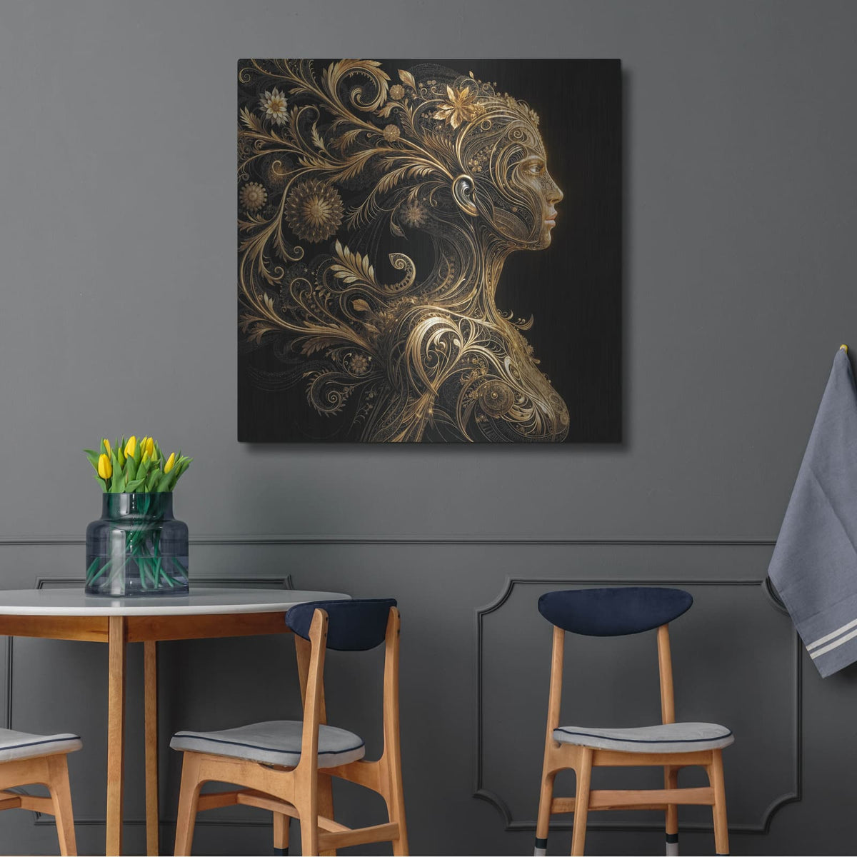 'Human Form' by KIR.DART Metal Wall Art