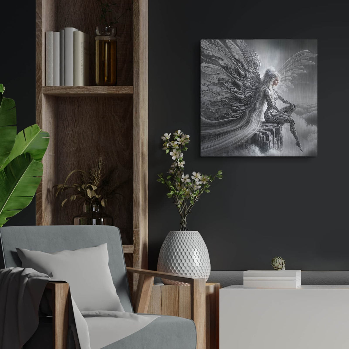 'In Clouds' by KIR.DART Metal Wall Art