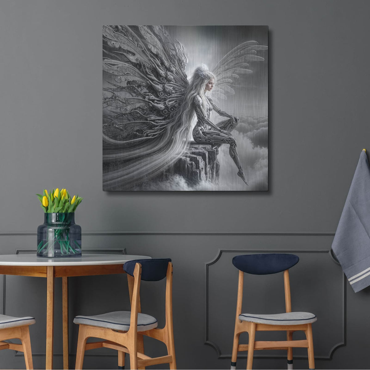'In Clouds' by KIR.DART Metal Wall Art