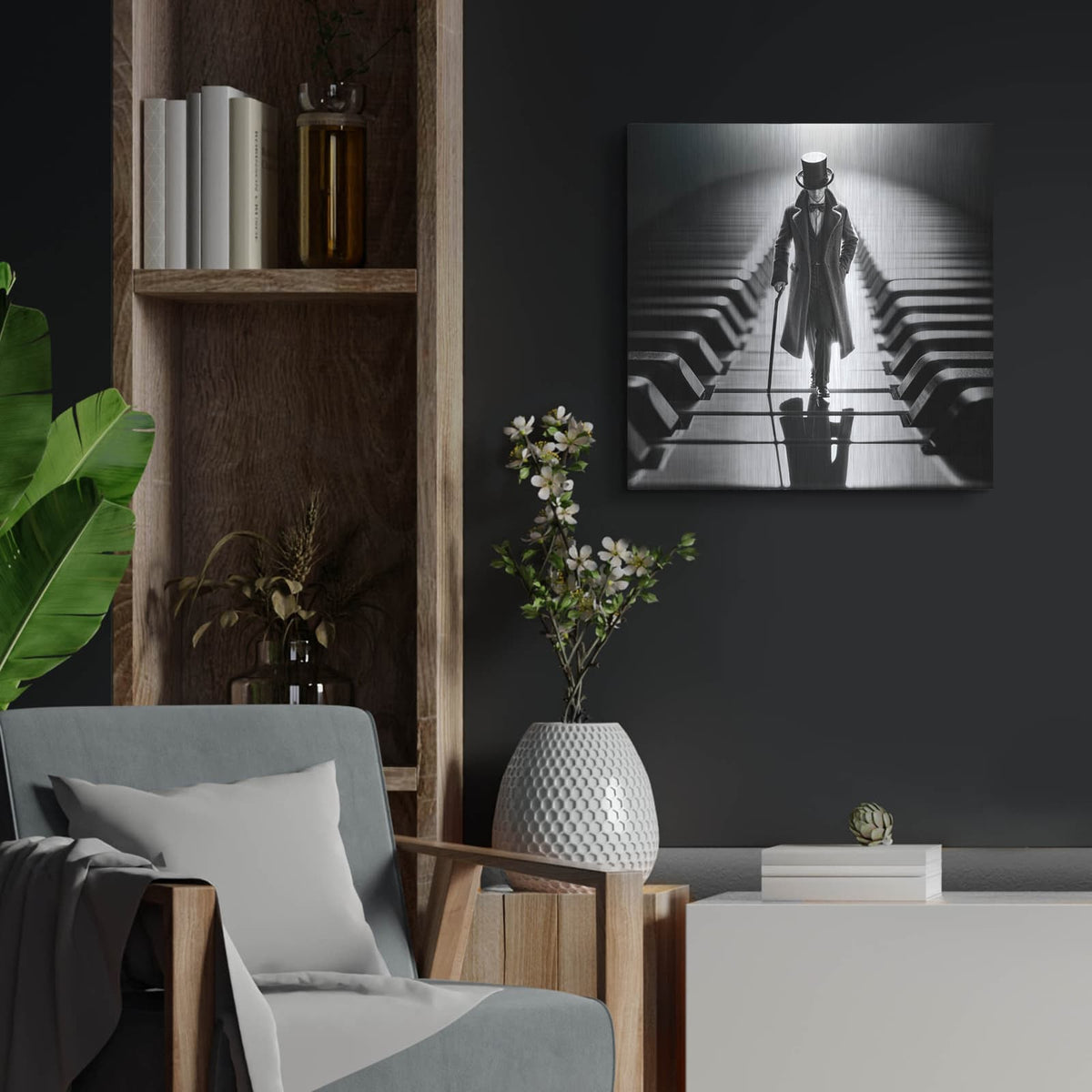 'Musical Steps 2' by KIR.DART Metal Wall Art