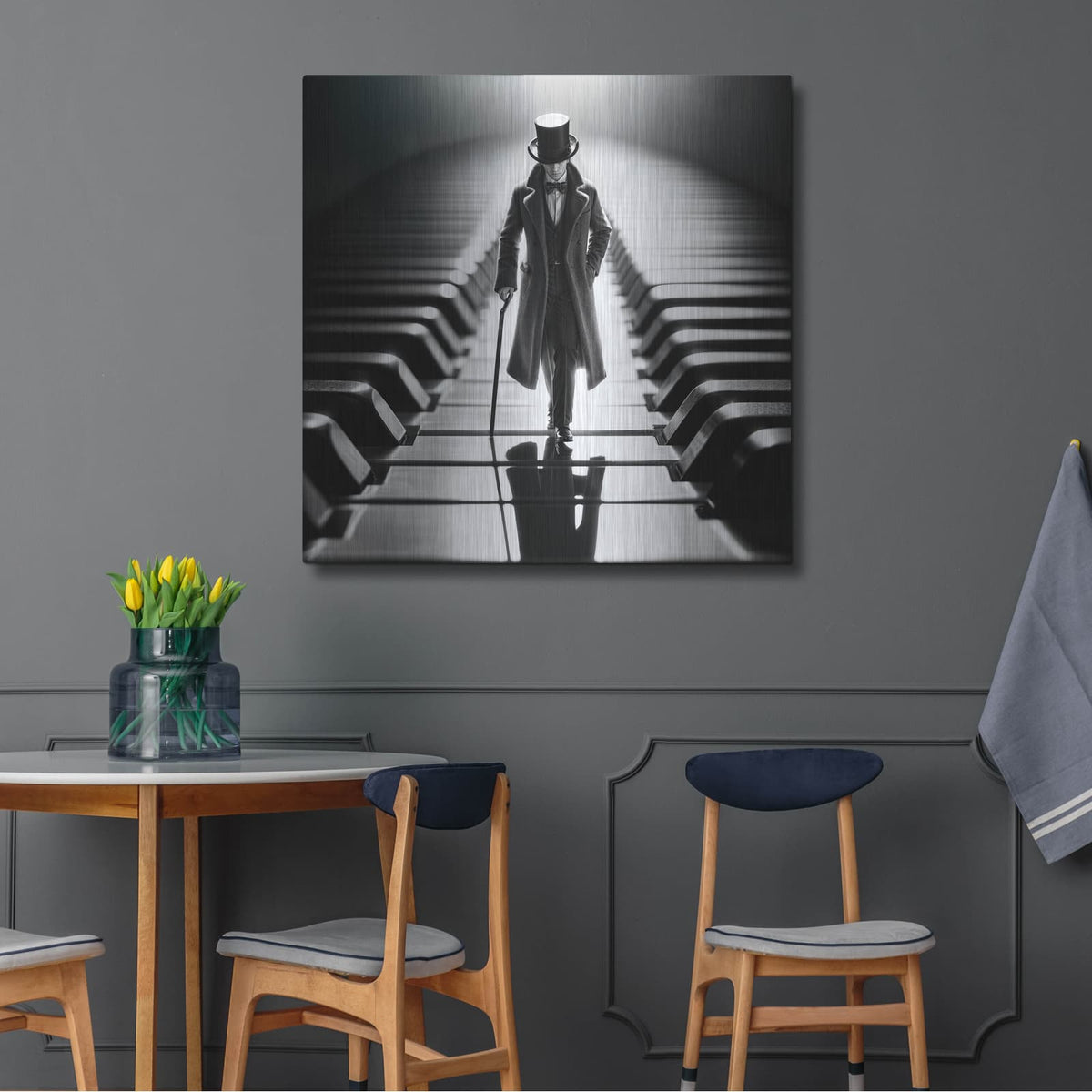 'Musical Steps 2' by KIR.DART Metal Wall Art