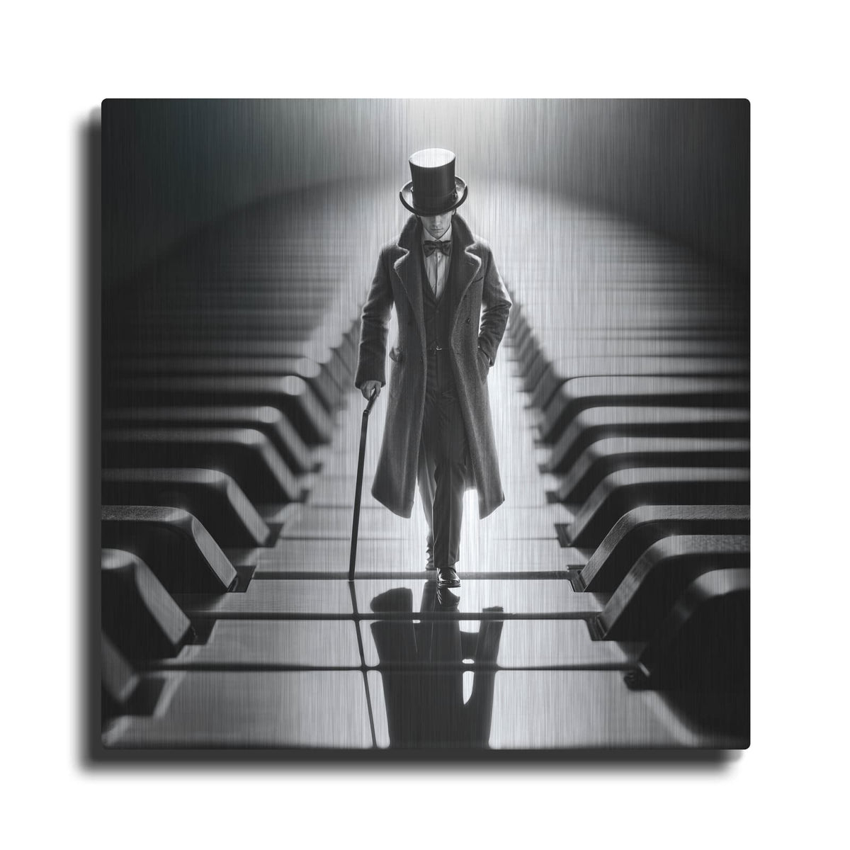 'Musical Steps 2' by KIR.DART Metal Wall Art