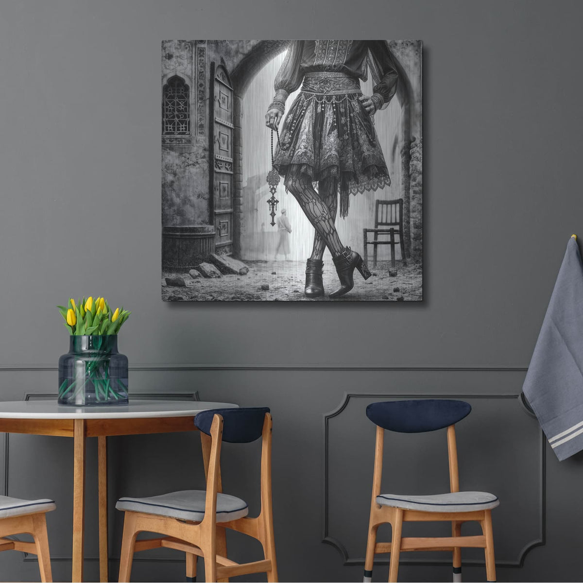 'Pause' by KIR.DART Metal Wall Art