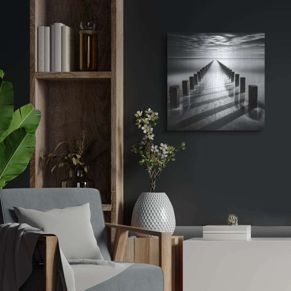 'Standing Still' by KIR.DART Metal Wall Art