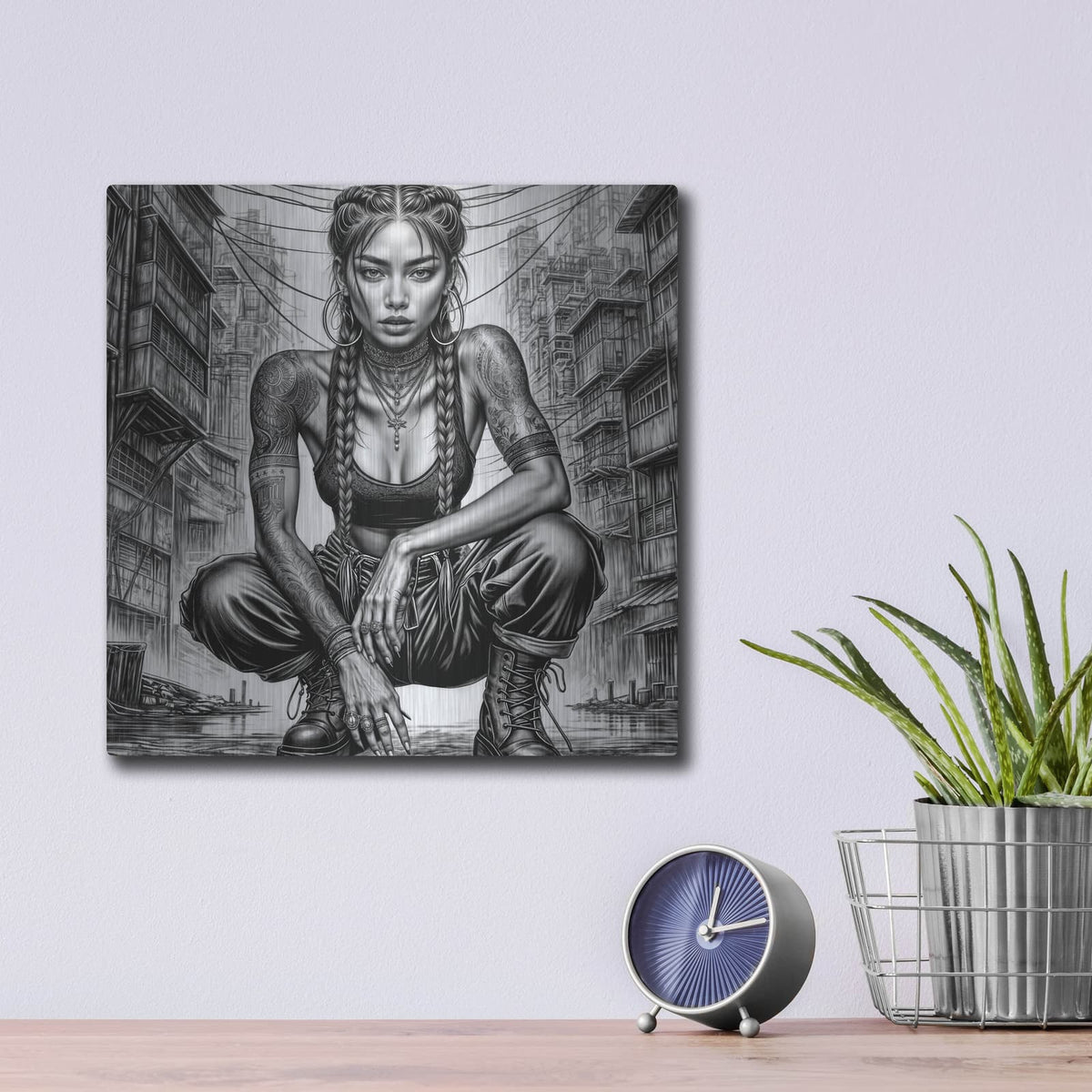 'Street Smart' by KIR.DART Metal Wall Art