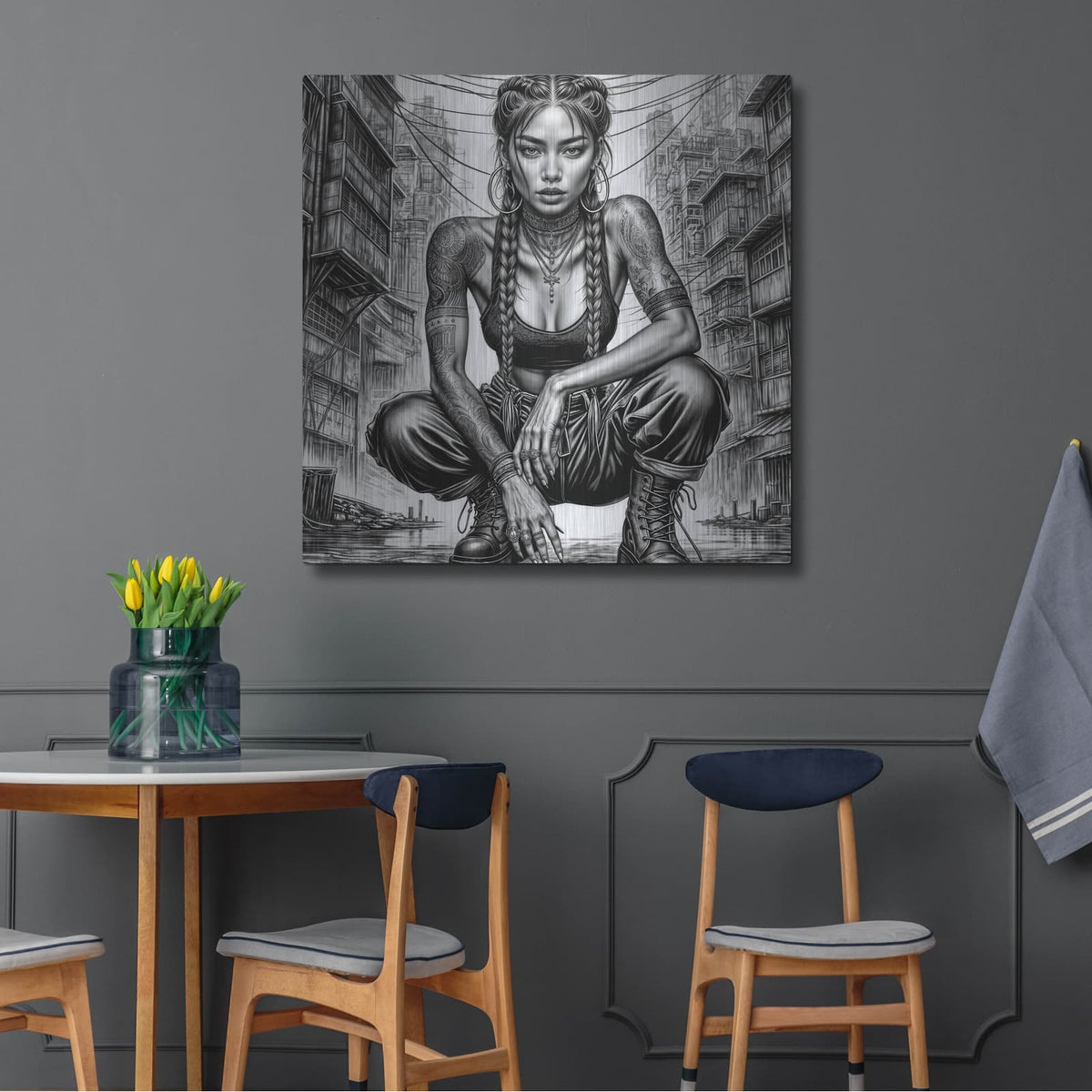 'Street Smart' by KIR.DART Metal Wall Art