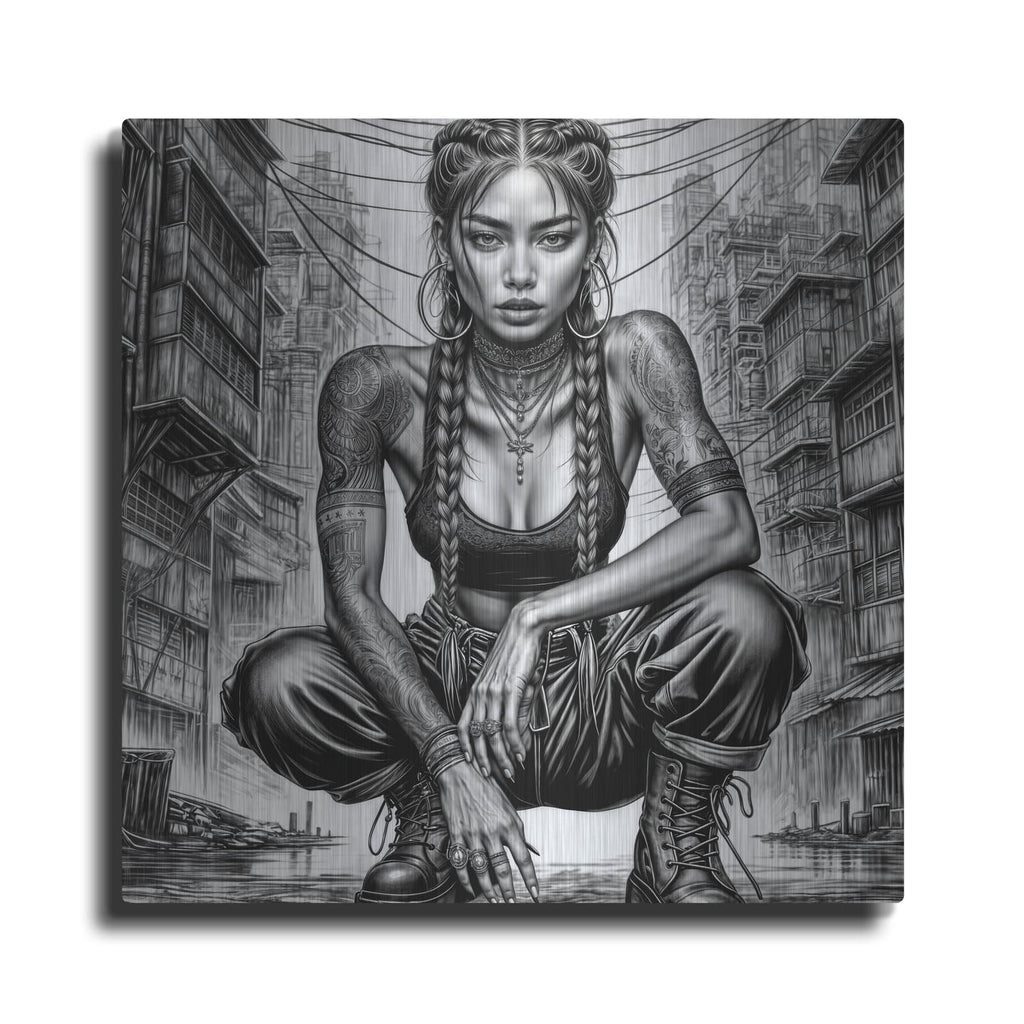 'Street Smart' by KIR.DART Metal Wall Art