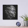 'Techno Face 3' by KIR.DART Metal Wall Art
