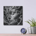 'Techno Face 4' by KIR.DART Metal Wall Art