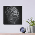 'Techno Face 7' by KIR.DART Metal Wall Art