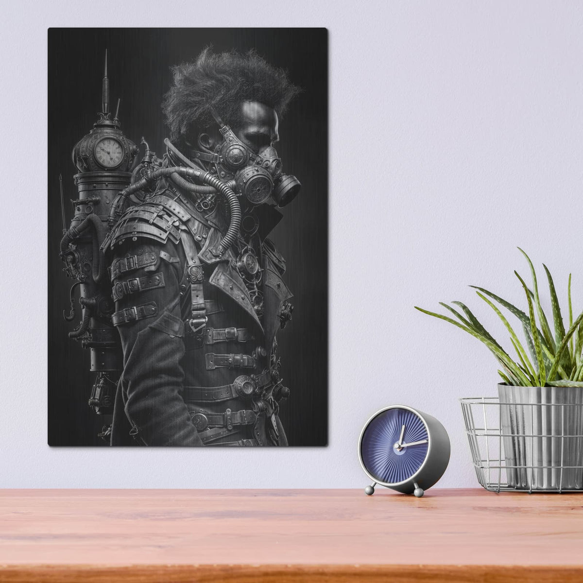'Time Traveler 1' by KIR.DART Metal Wall Art