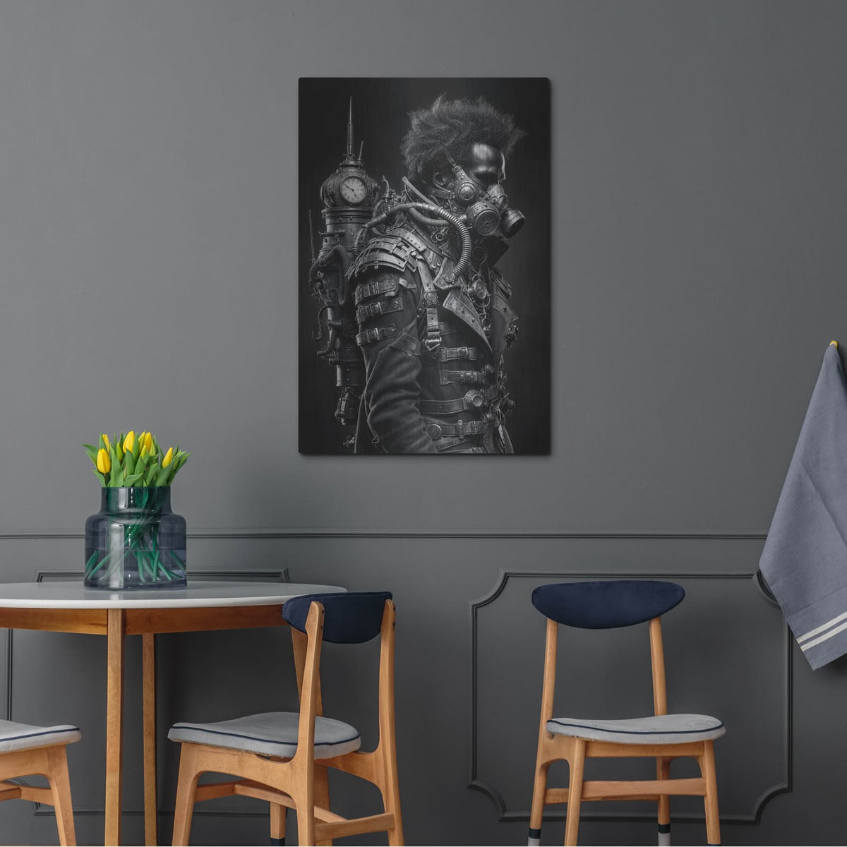 'Time Traveler 1' by KIR.DART Metal Wall Art
