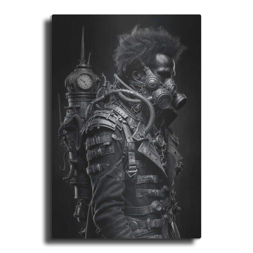 'Time Traveler 1' by KIR.DART Metal Wall Art