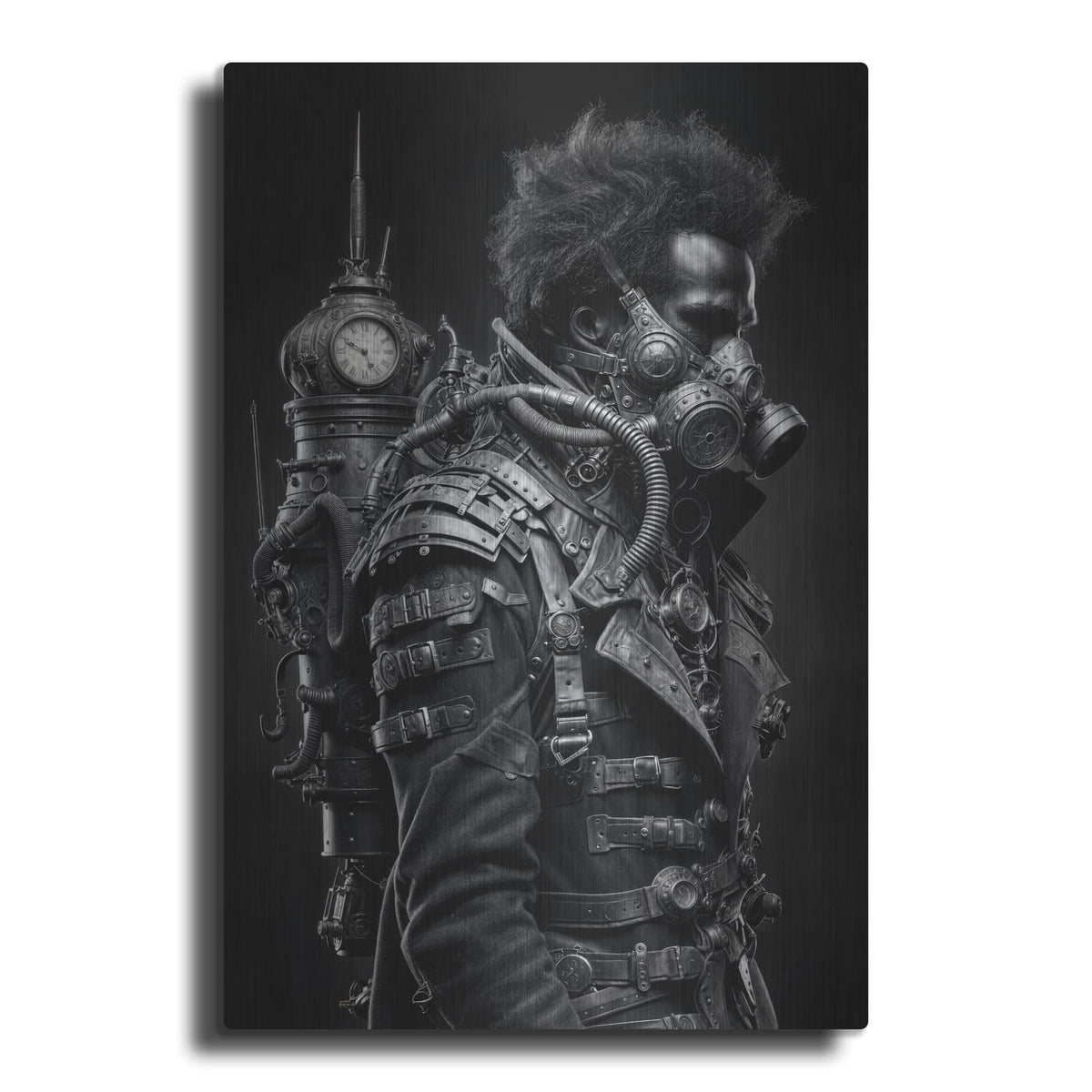 'Time Traveler 1' by KIR.DART Metal Wall Art