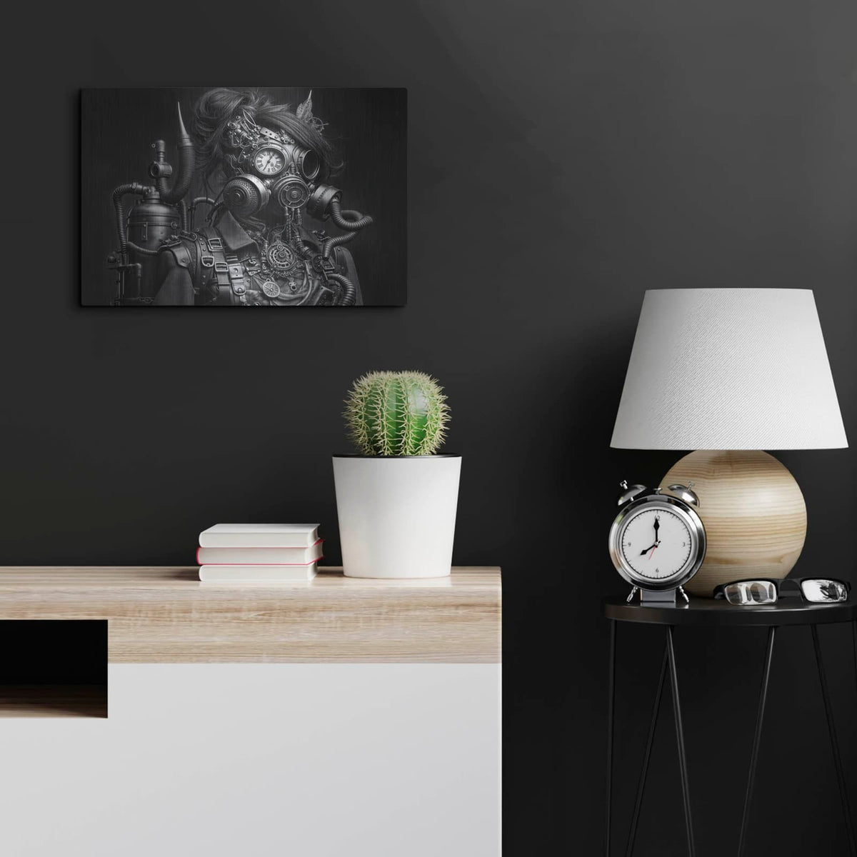 'Time Traveler 2' by KIR.DART Metal Wall Art