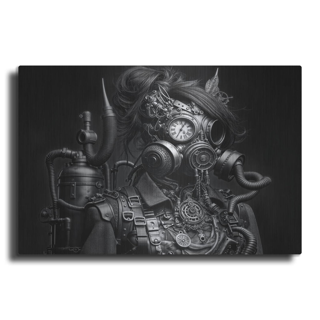 'Time Traveler 2' by KIR.DART Metal Wall Art