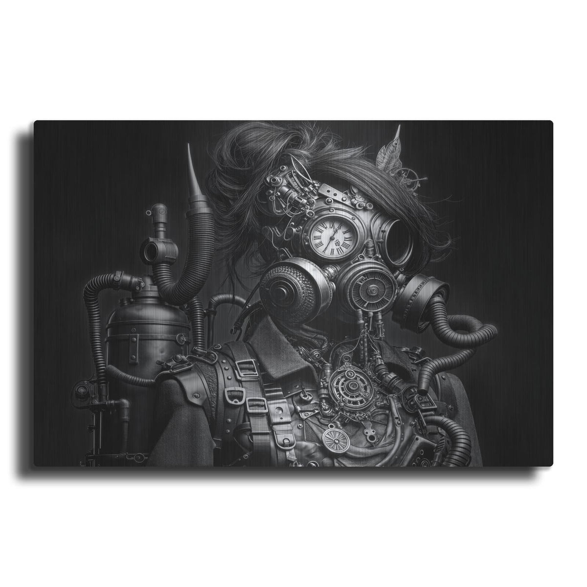 'Time Traveler 2' by KIR.DART Metal Wall Art