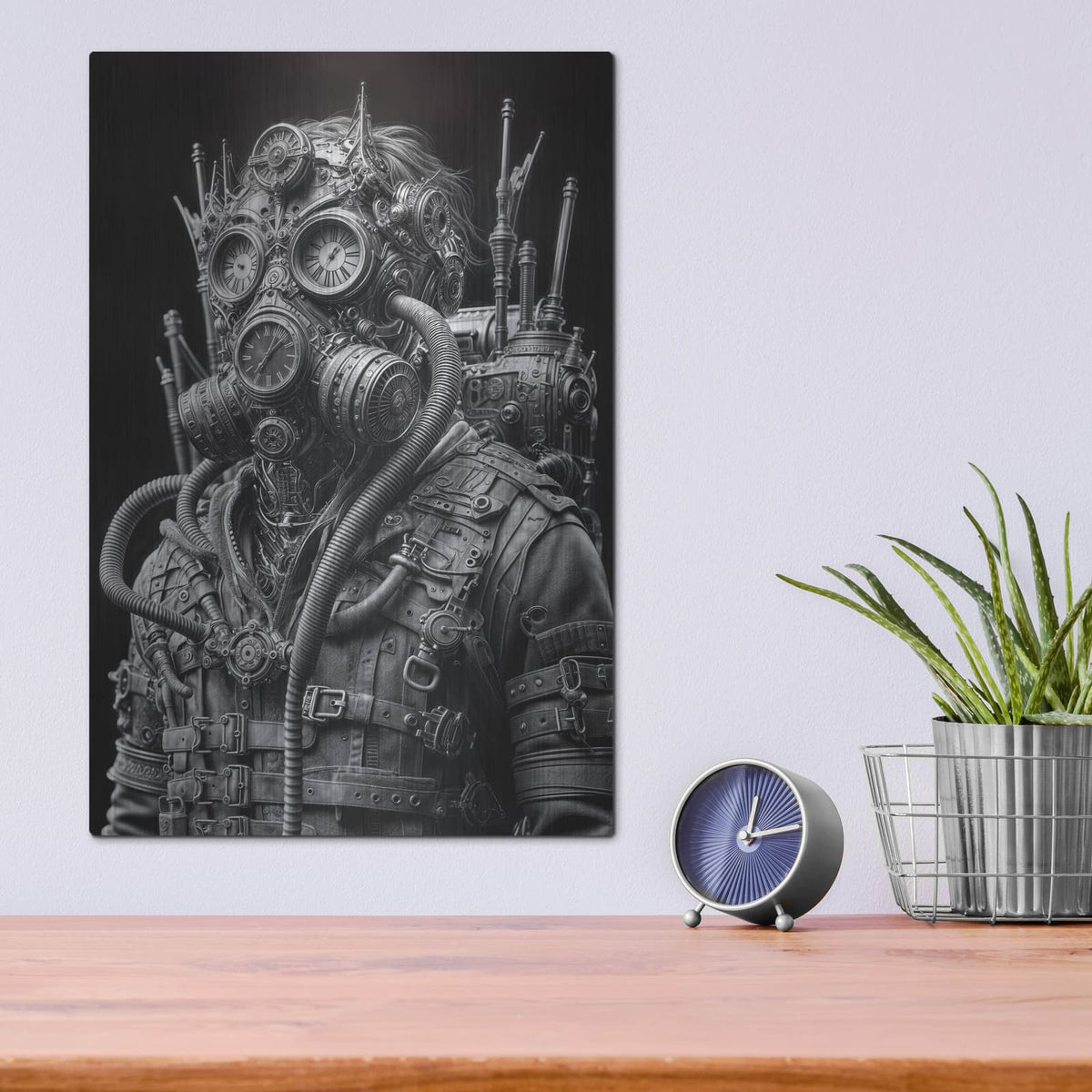 'Time Traveler 3' by KIR.DART Metal Wall Art