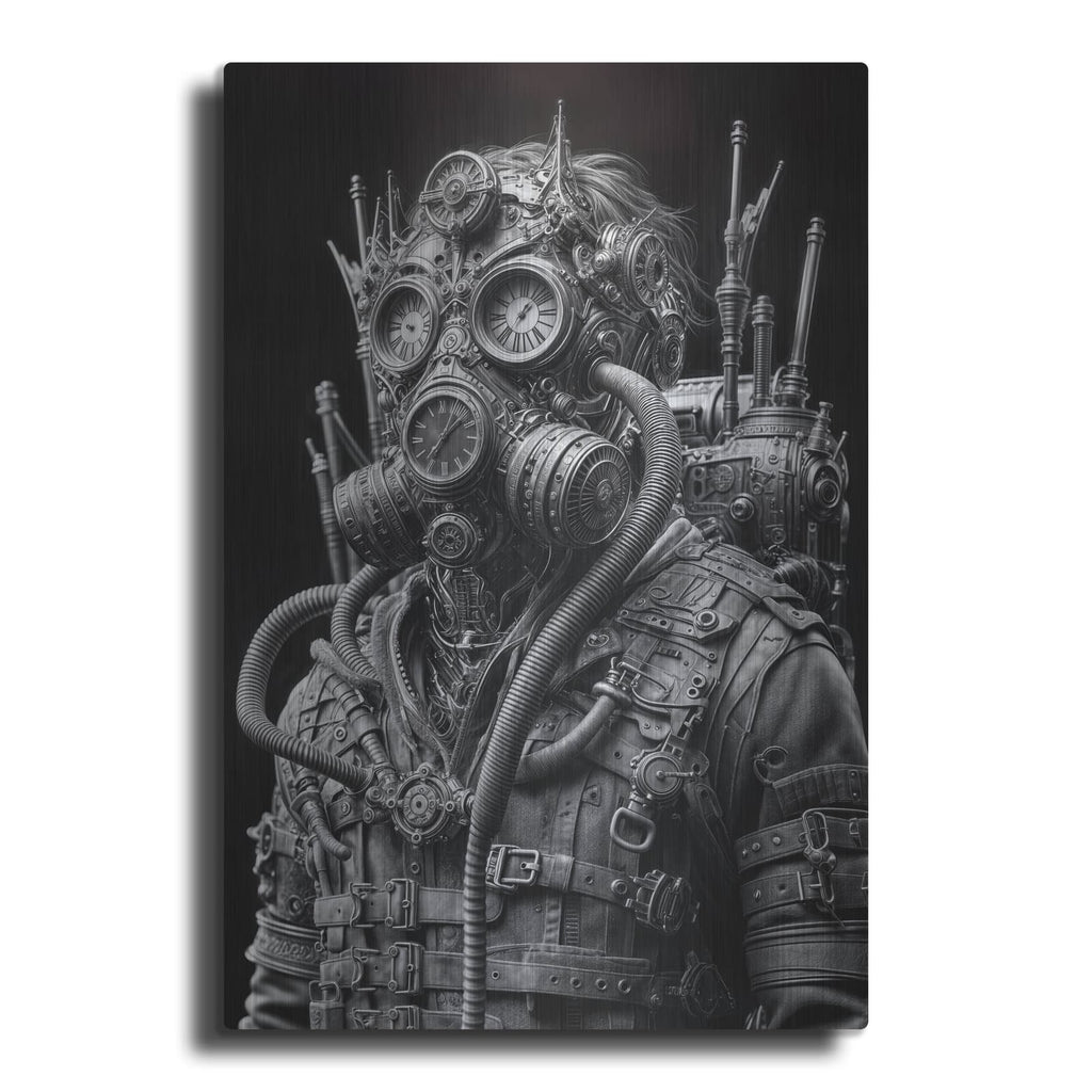 'Time Traveler 3' by KIR.DART Metal Wall Art