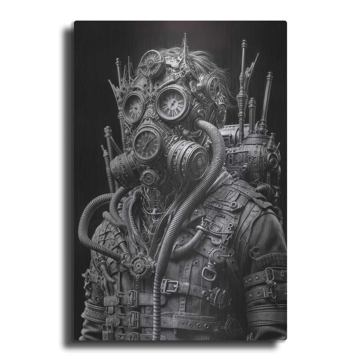 'Time Traveler 3' by KIR.DART Metal Wall Art