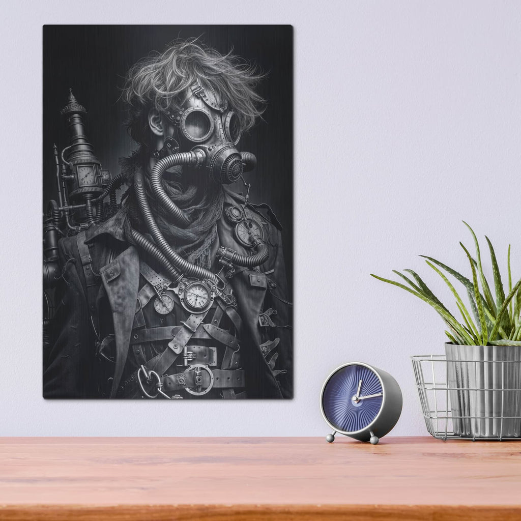 'Time Traveler 4' by KIR.DART Metal Wall Art