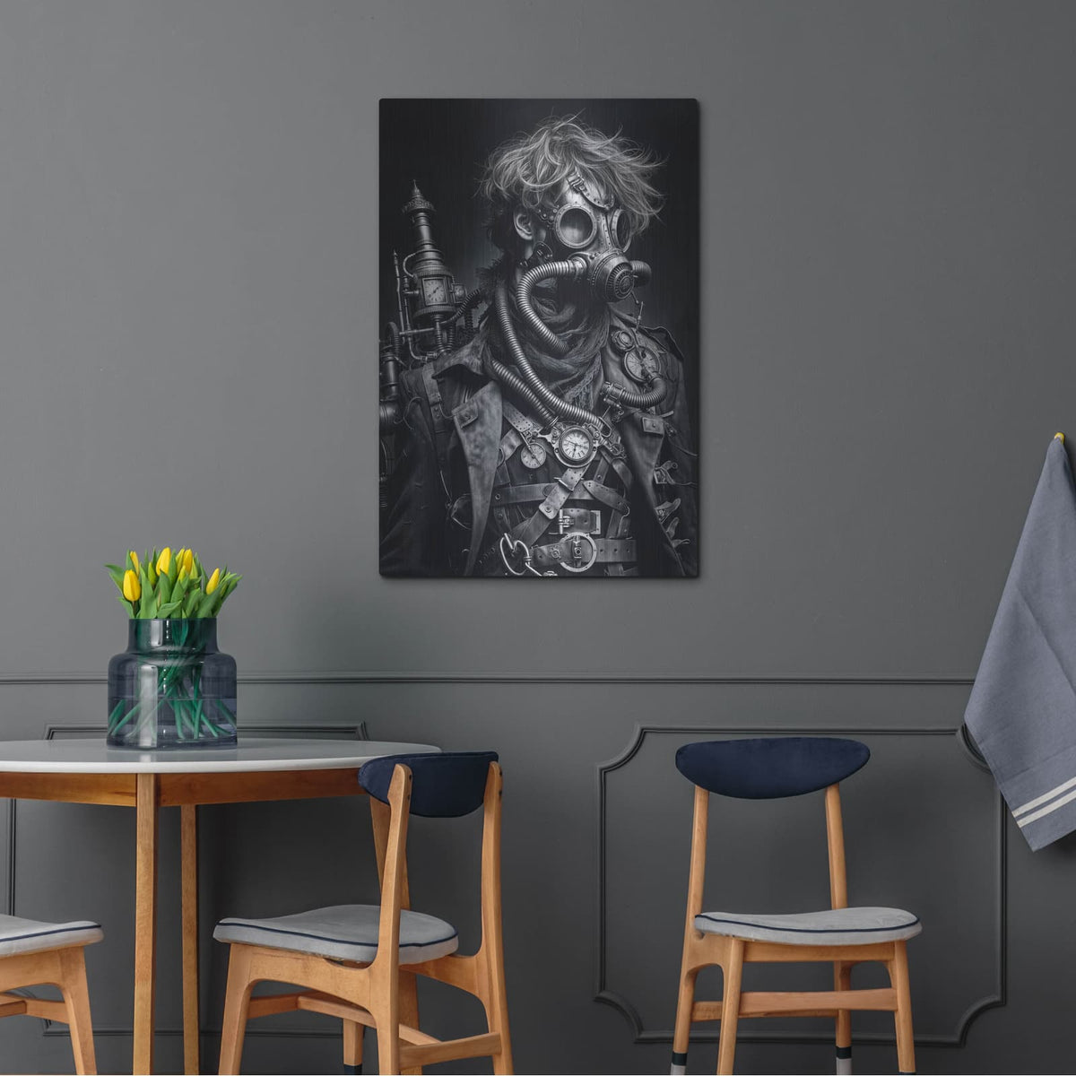 'Time Traveler 4' by KIR.DART Metal Wall Art