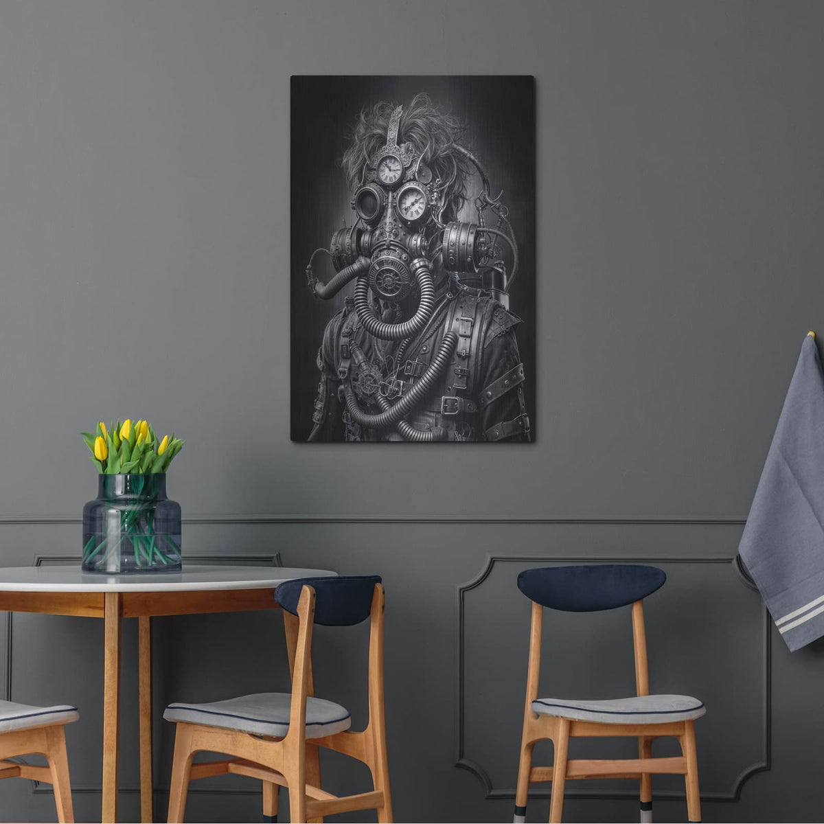 'Time Traveler 5' by KIR.DART Metal Wall Art