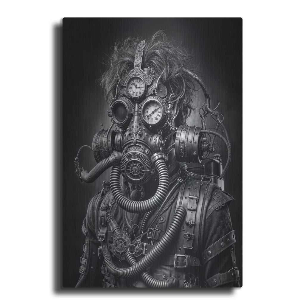 'Time Traveler 5' by KIR.DART Metal Wall Art