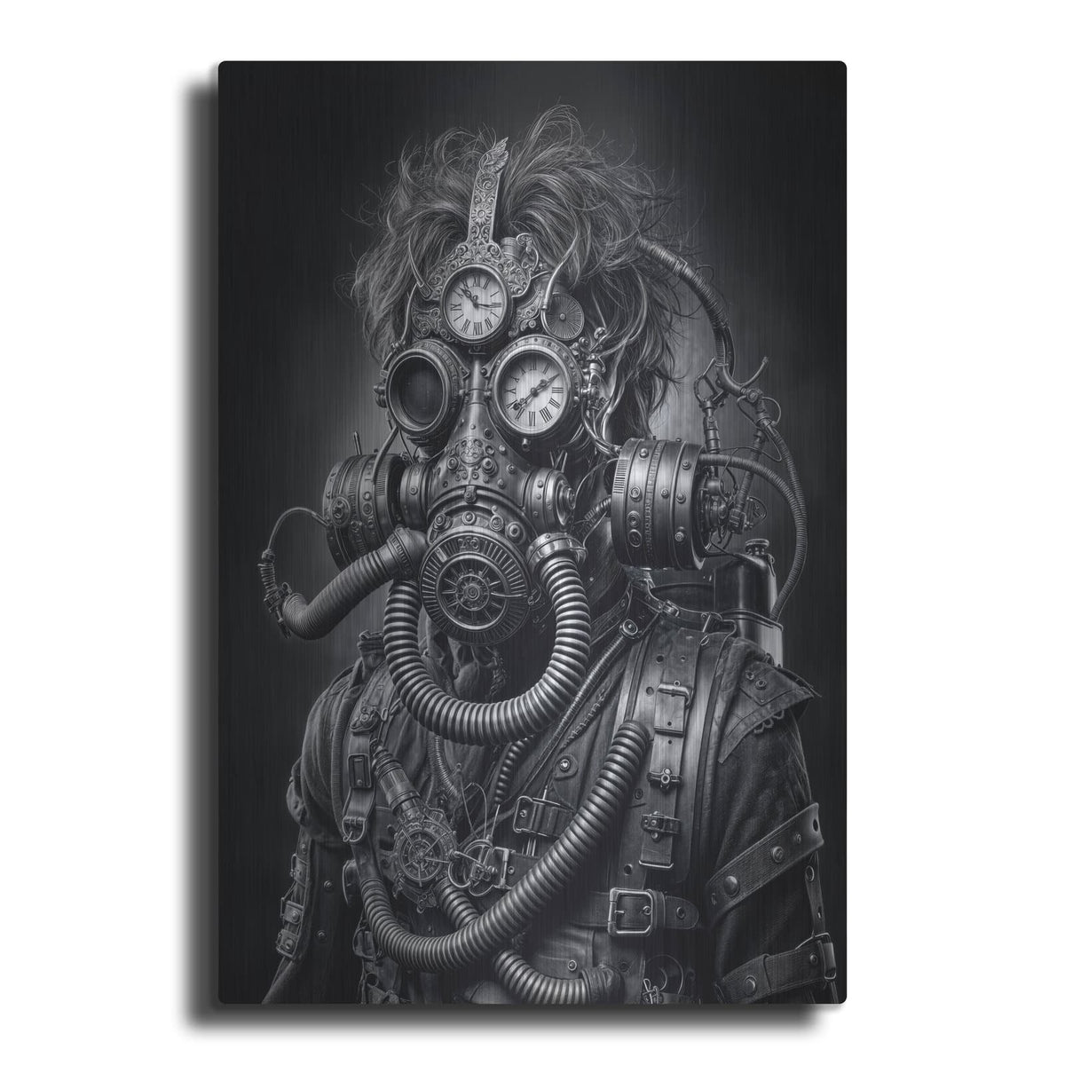 'Time Traveler 5' by KIR.DART Metal Wall Art