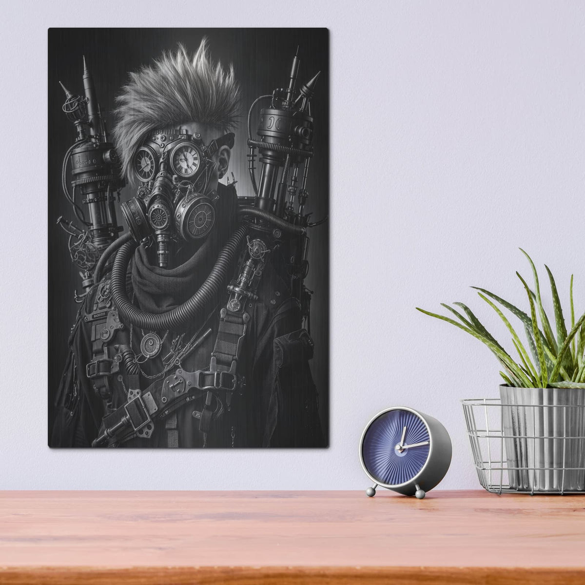 'Time Traveler 6' by KIR.DART Metal Wall Art