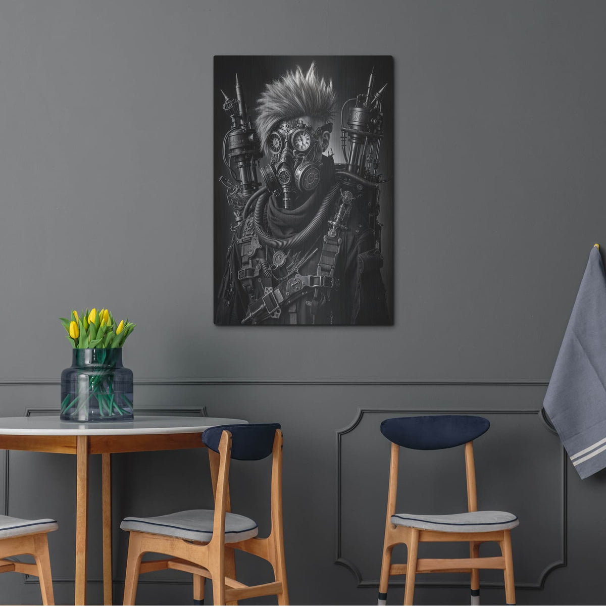 'Time Traveler 6' by KIR.DART Metal Wall Art