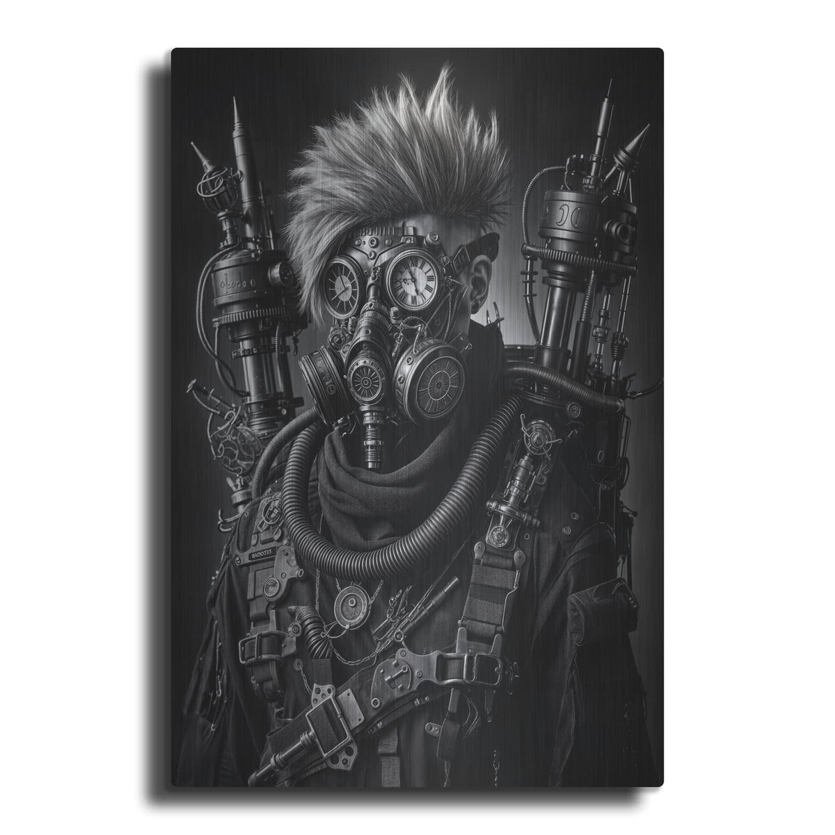 'Time Traveler 6' by KIR.DART Metal Wall Art