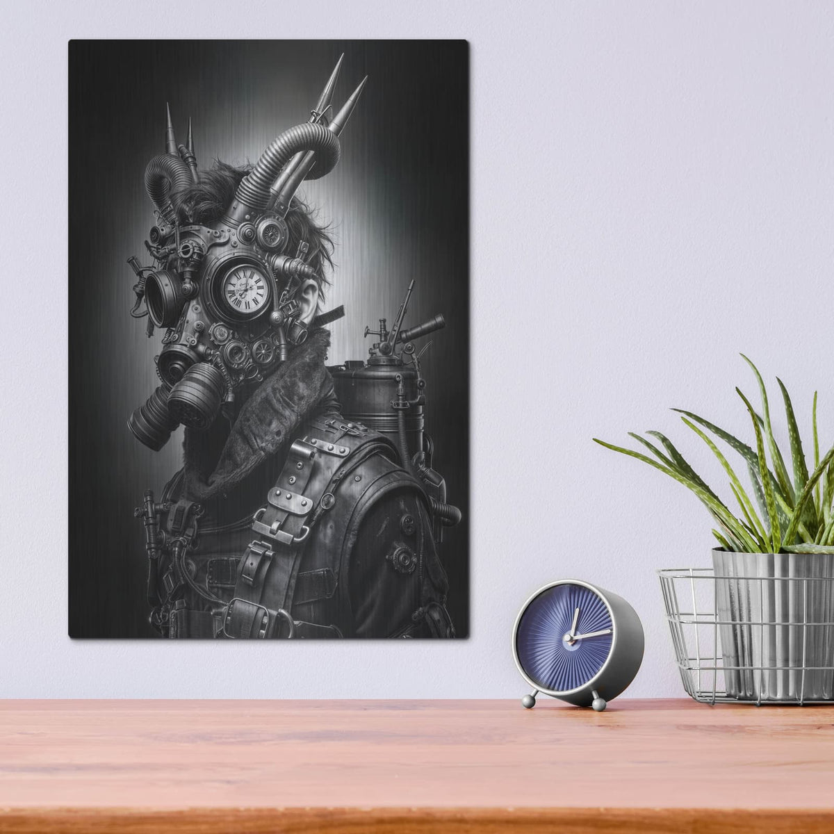 'Time Traveler 7' by KIR.DART Metal Wall Art