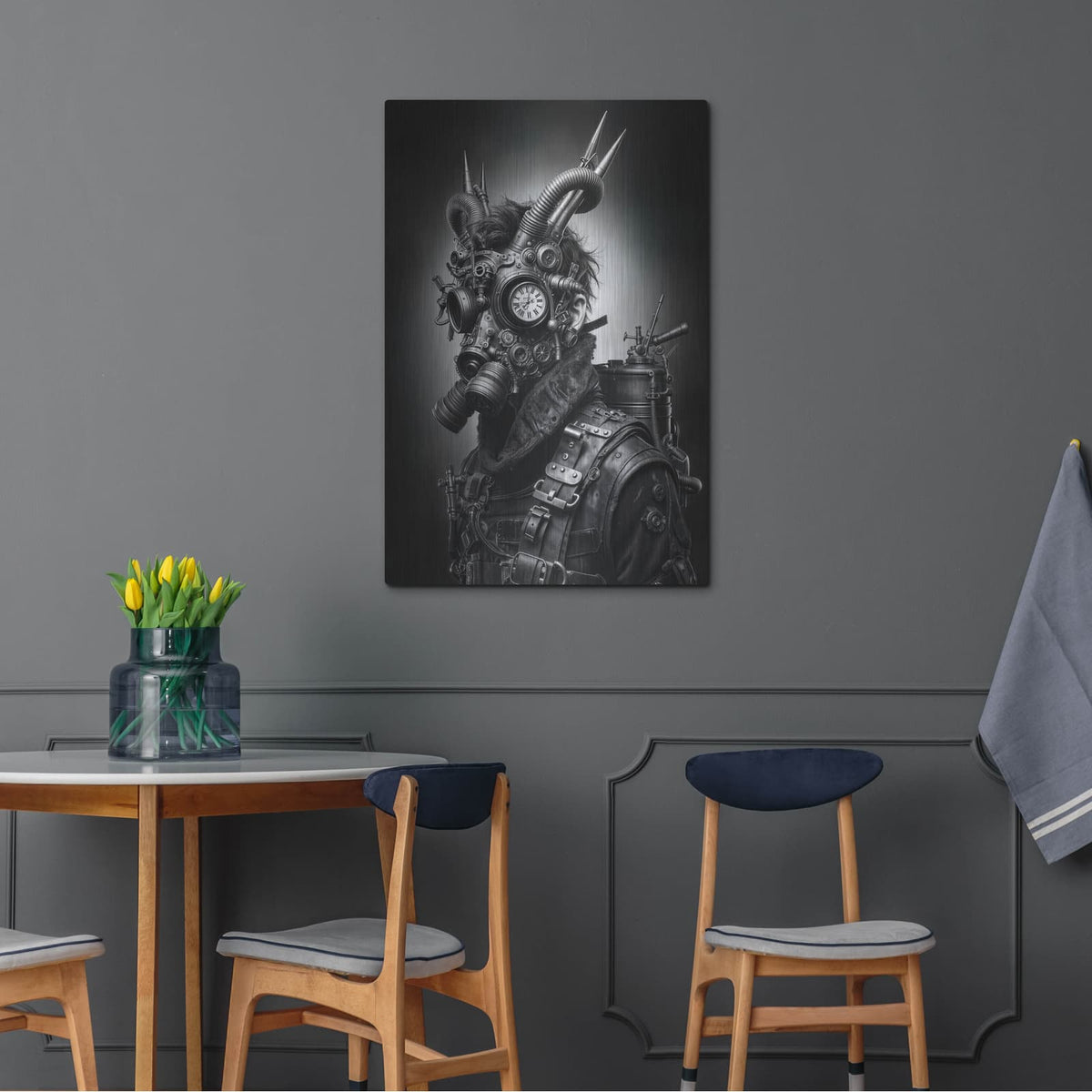 'Time Traveler 7' by KIR.DART Metal Wall Art