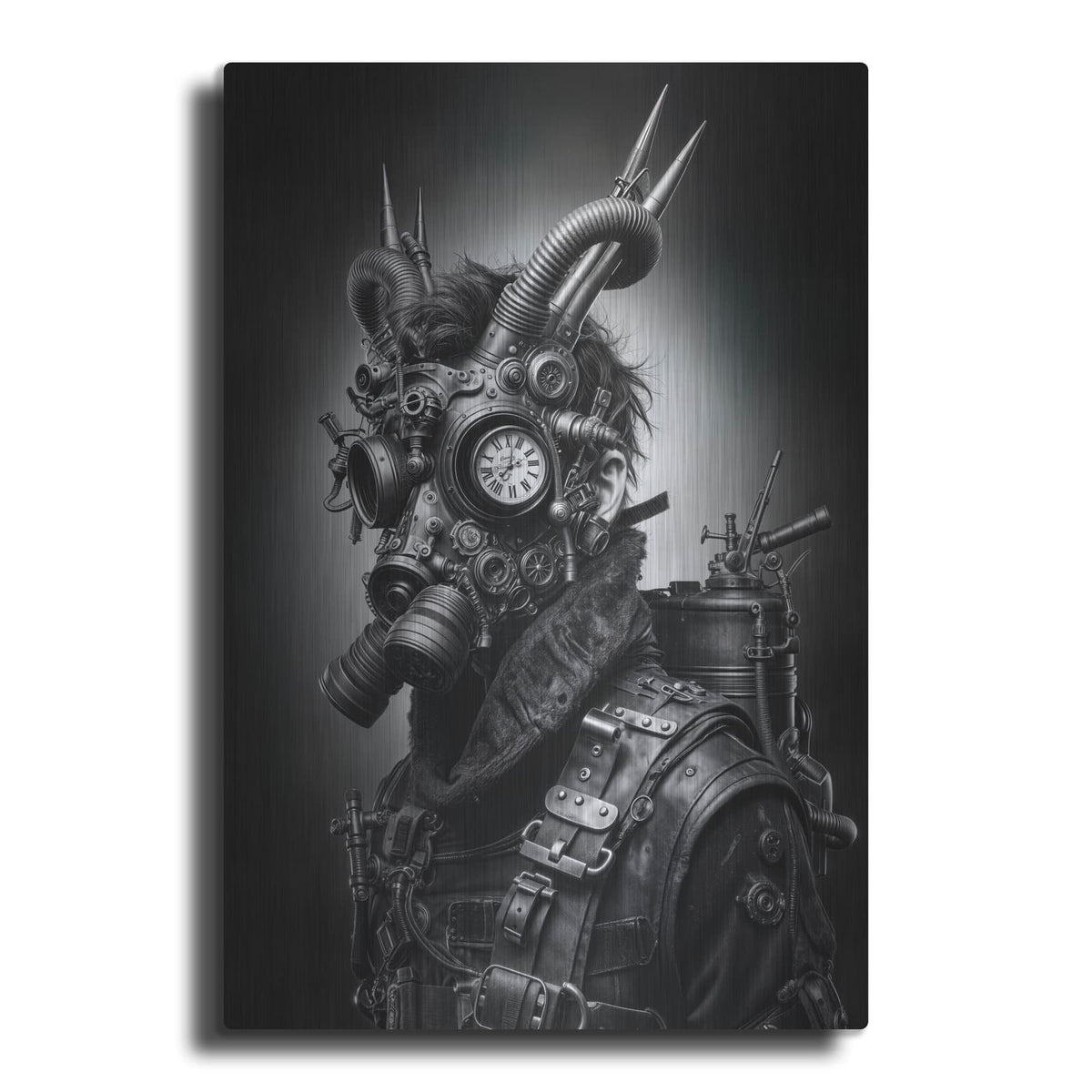 'Time Traveler 7' by KIR.DART Metal Wall Art