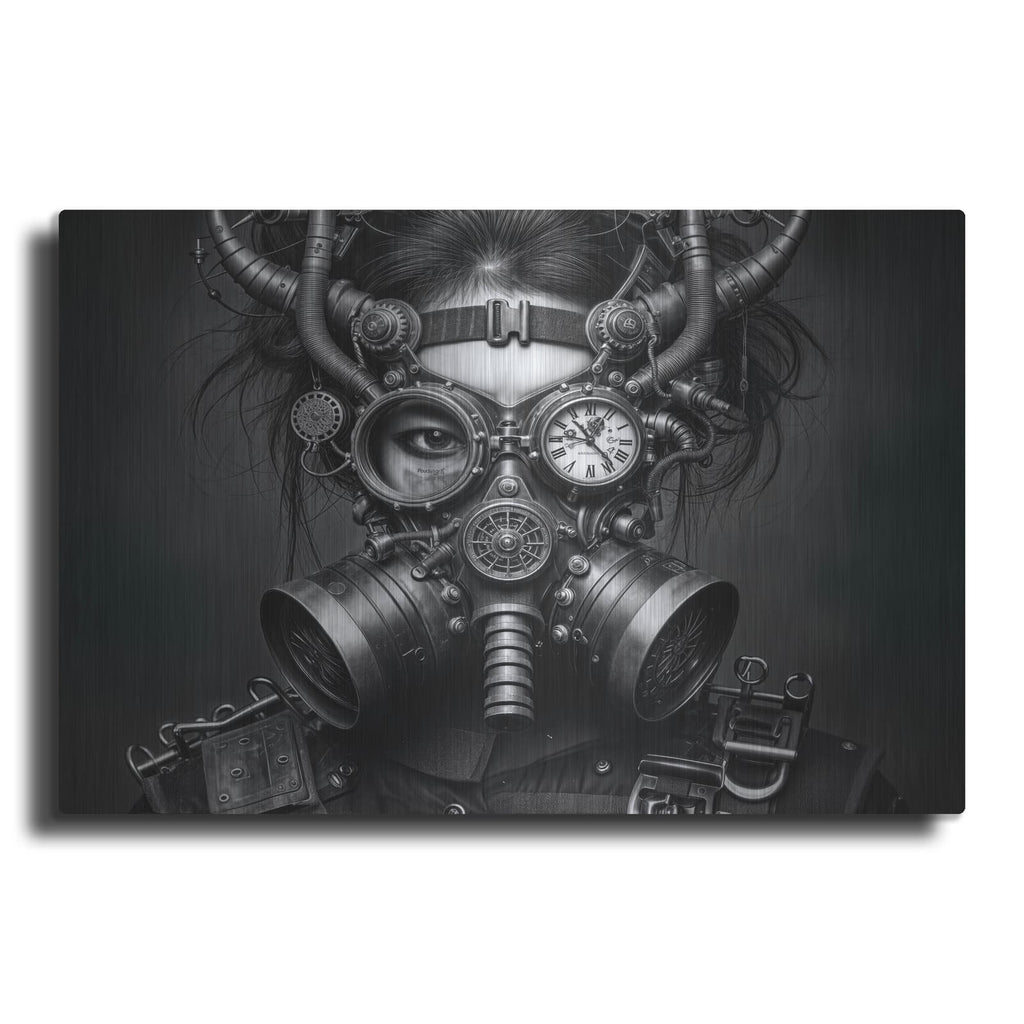 'Time Traveler 8' by KIR.DART Metal Wall Art