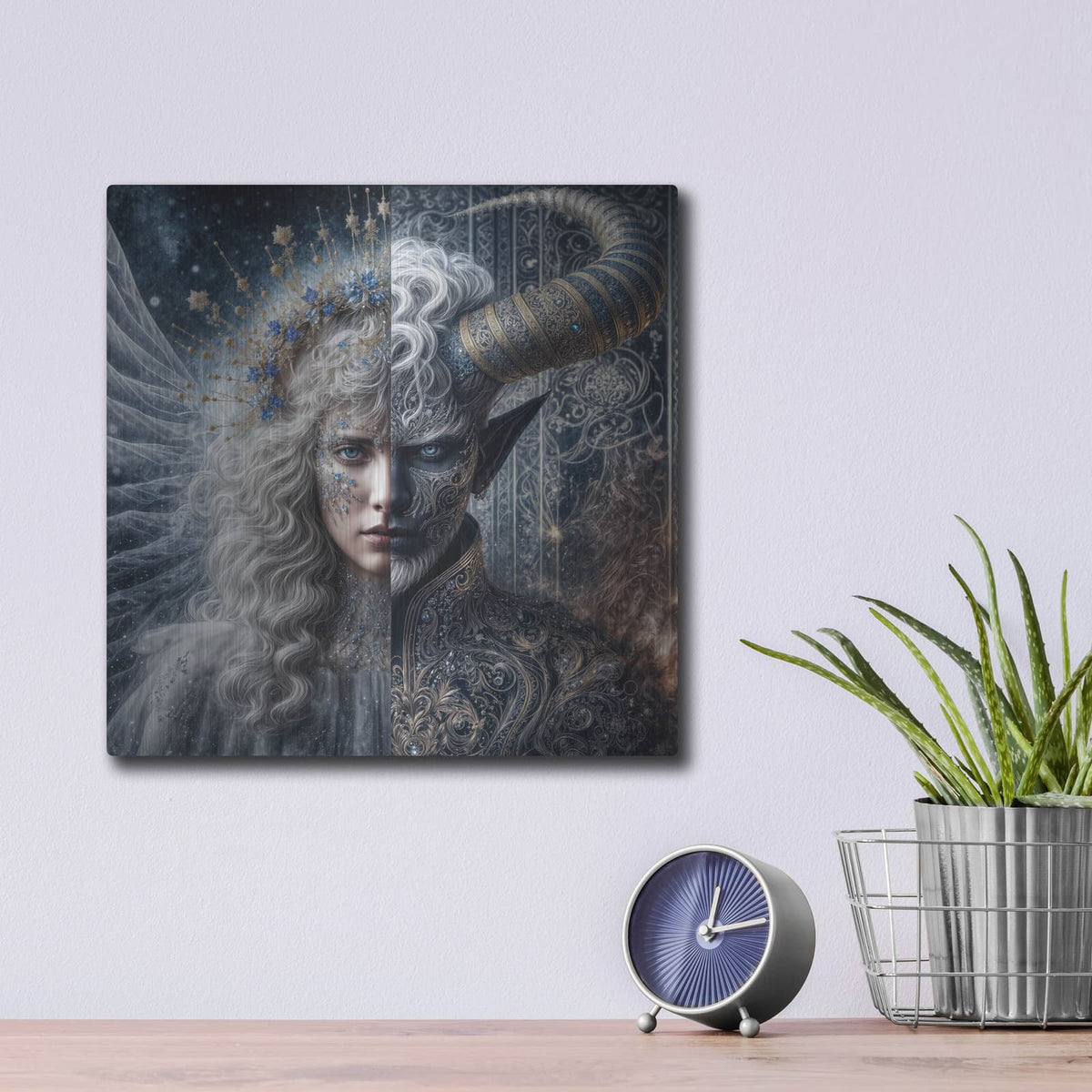 'Two Sides' by KIR.DART Metal Wall Art