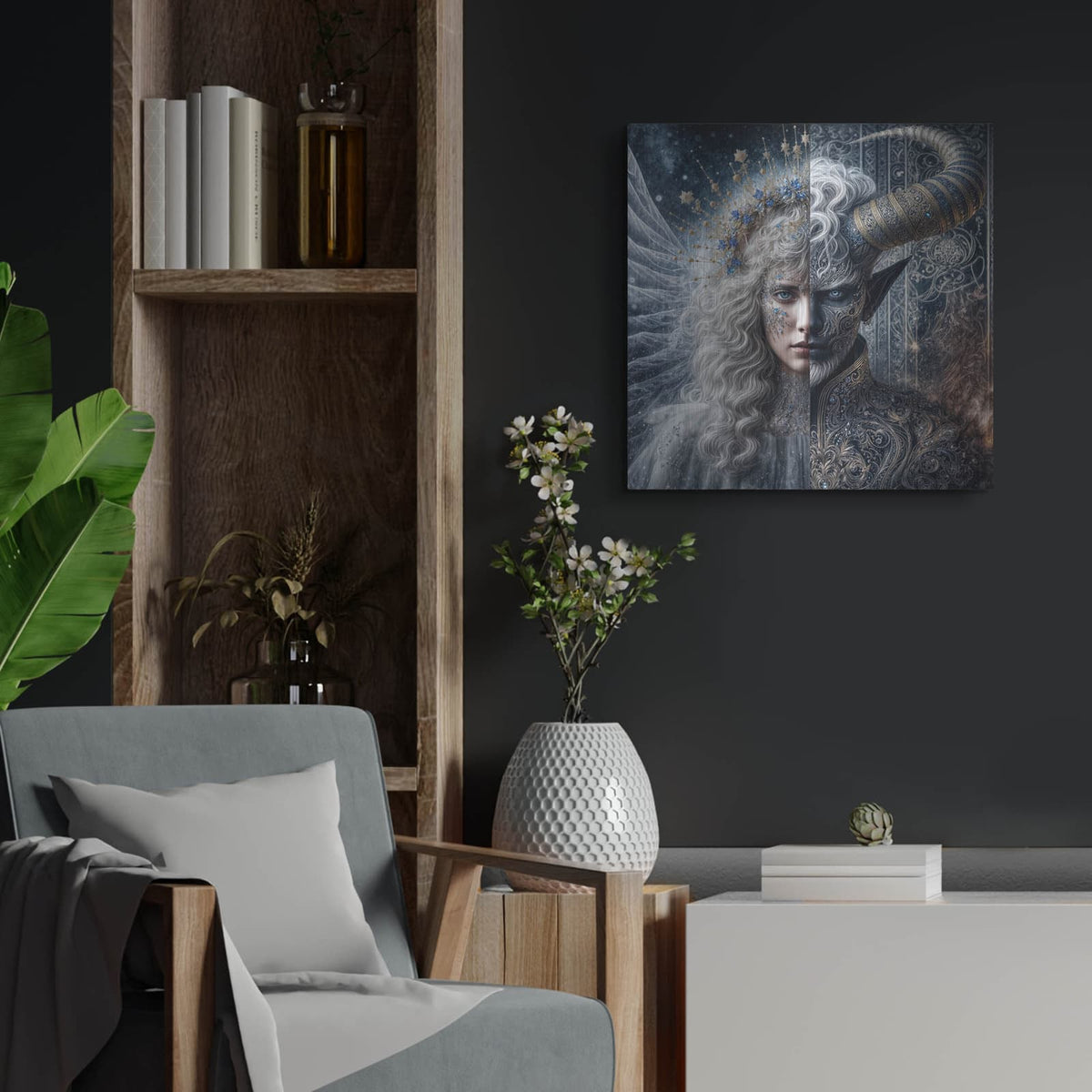 'Two Sides' by KIR.DART Metal Wall Art