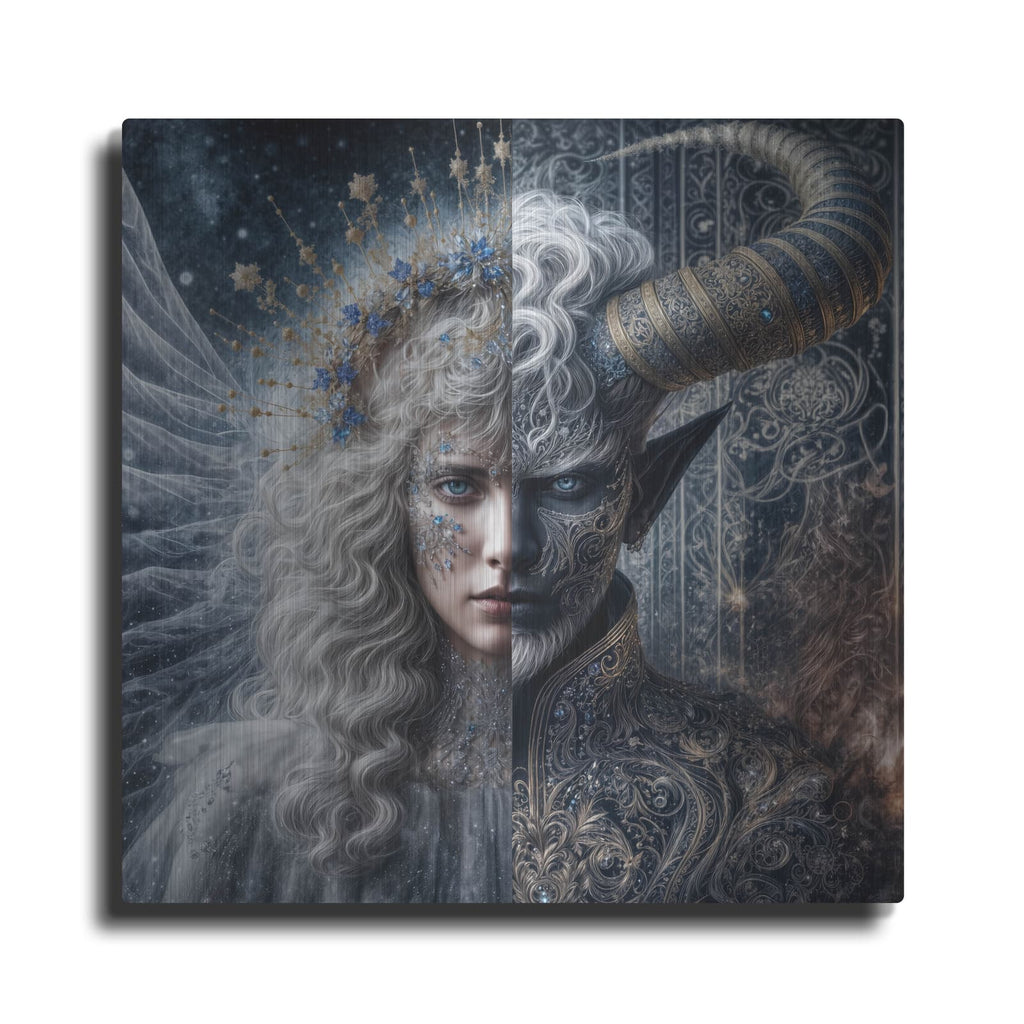 'Two Sides' by KIR.DART Metal Wall Art