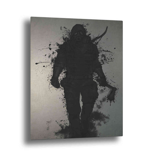 Epic Art "Apocalypse Hunter" by Nicklas Gustafsson, on Brushed Aluminum
