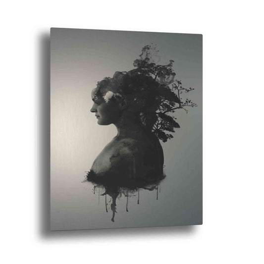 Epic Art "Mother Earth" by Nicklas Gustafsson, on Brushed Aluminum